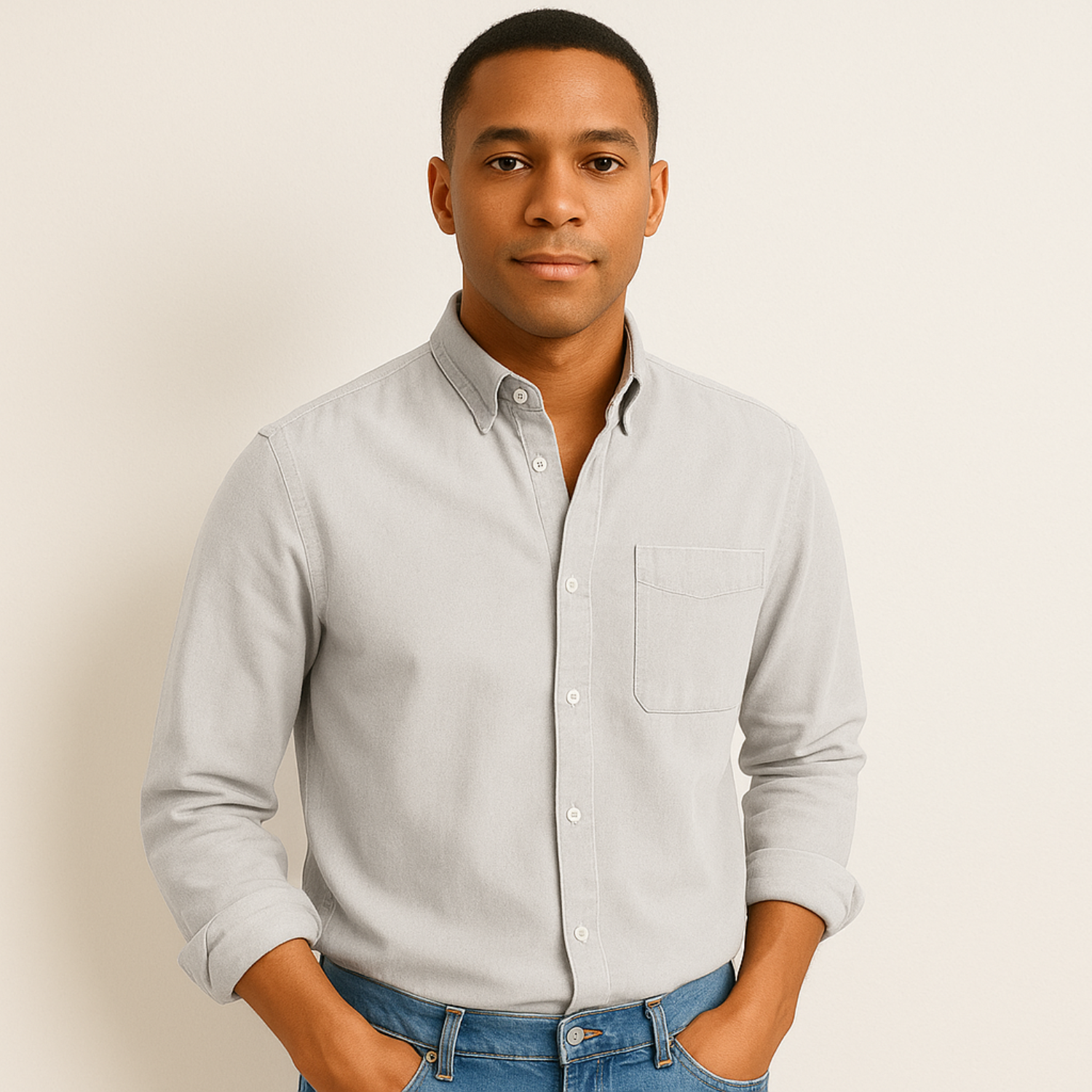 Fynn | Casual Skjorte med Let Komfort