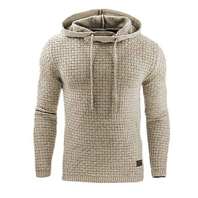 Lars | Casual sweater med hætte til mænd