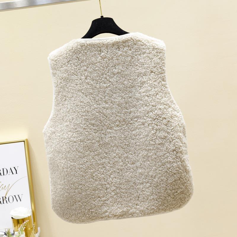 Maja | Kort Hyggelig Teddy Vest til Kvinder