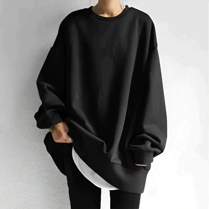 Andrea | Varm Vinter Oversize Pullover Sweater Til Kvinder