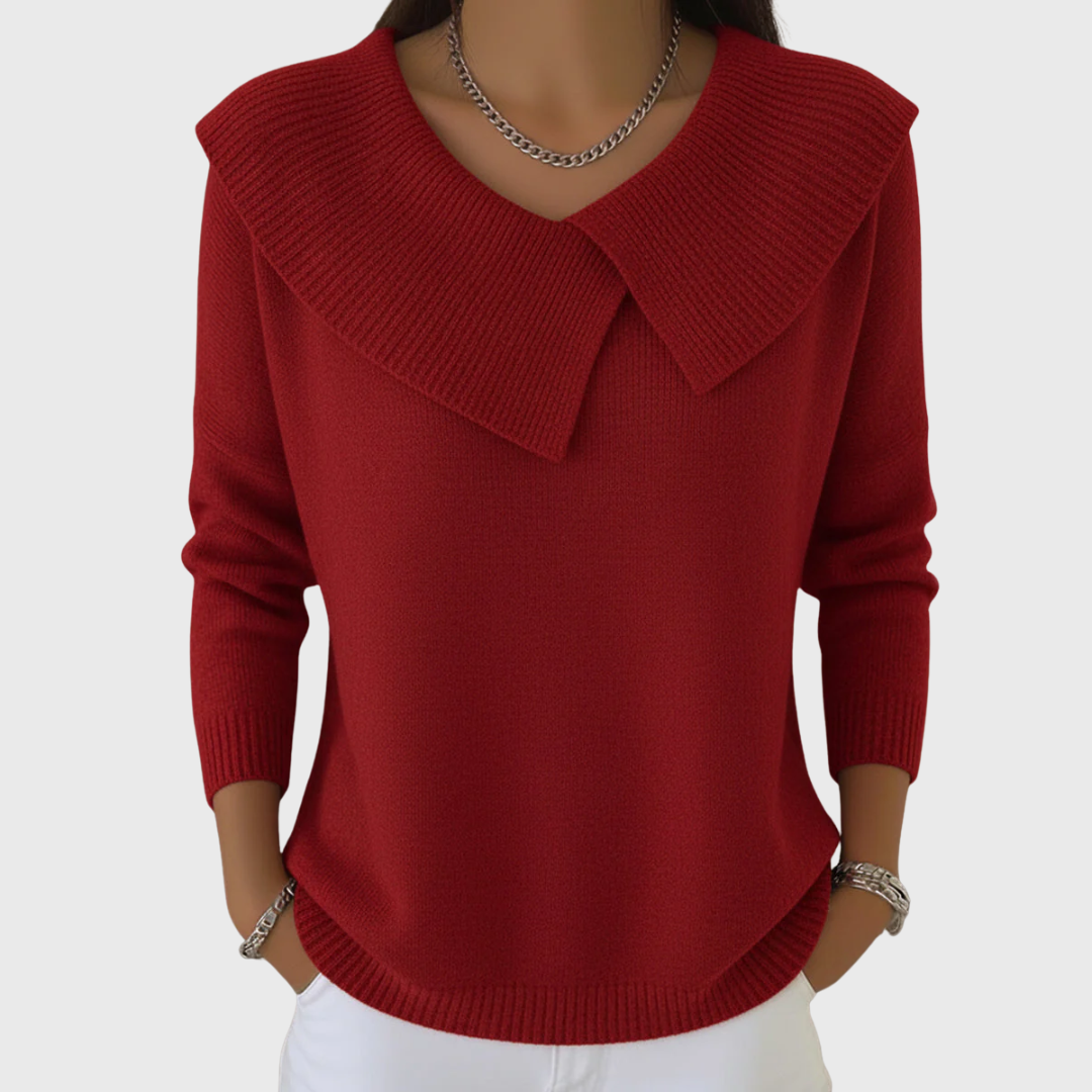 Lise™ | Varm Strikbluse