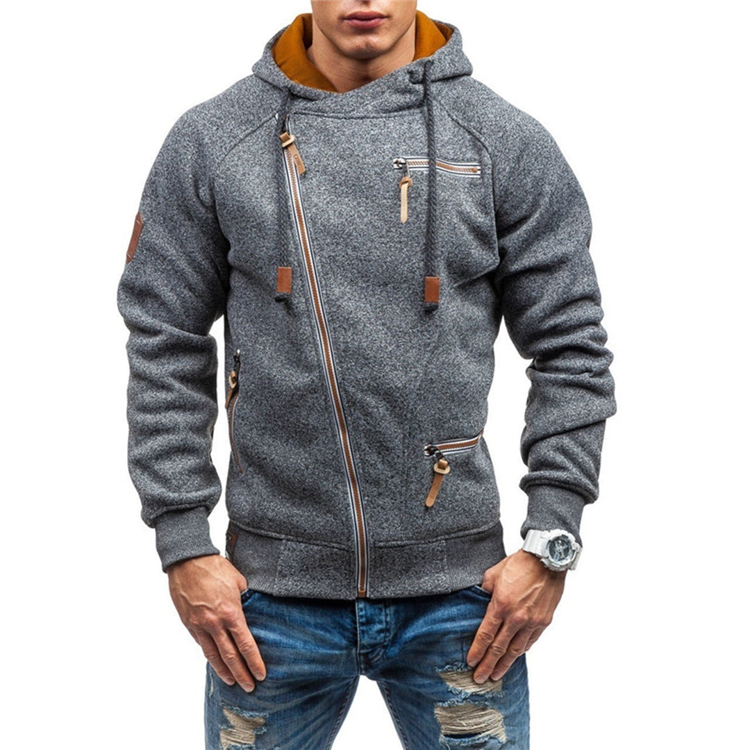 Emil | Fleece hættetrøje i casual stil til mænd