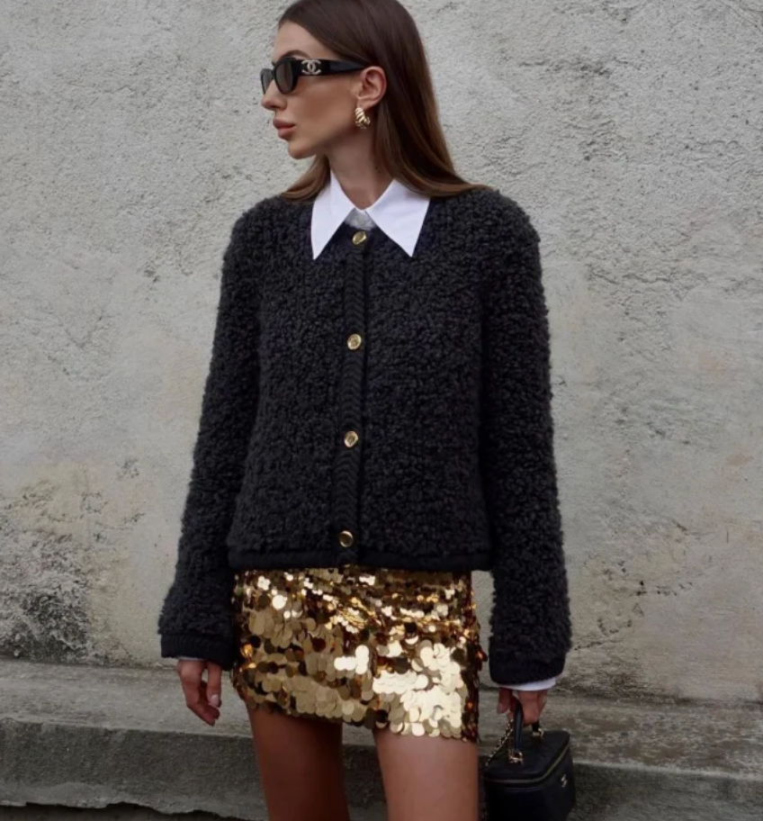 Elin | Casual Teddyjakke med Elegant Look