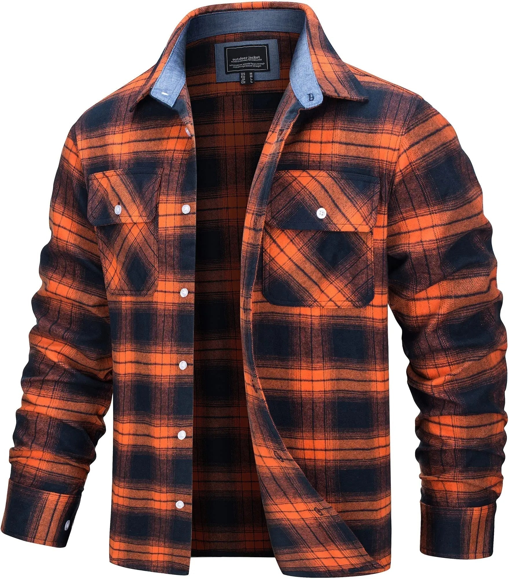 Søren - Bomuld Ternet Flannel Skovhugger T-shirt