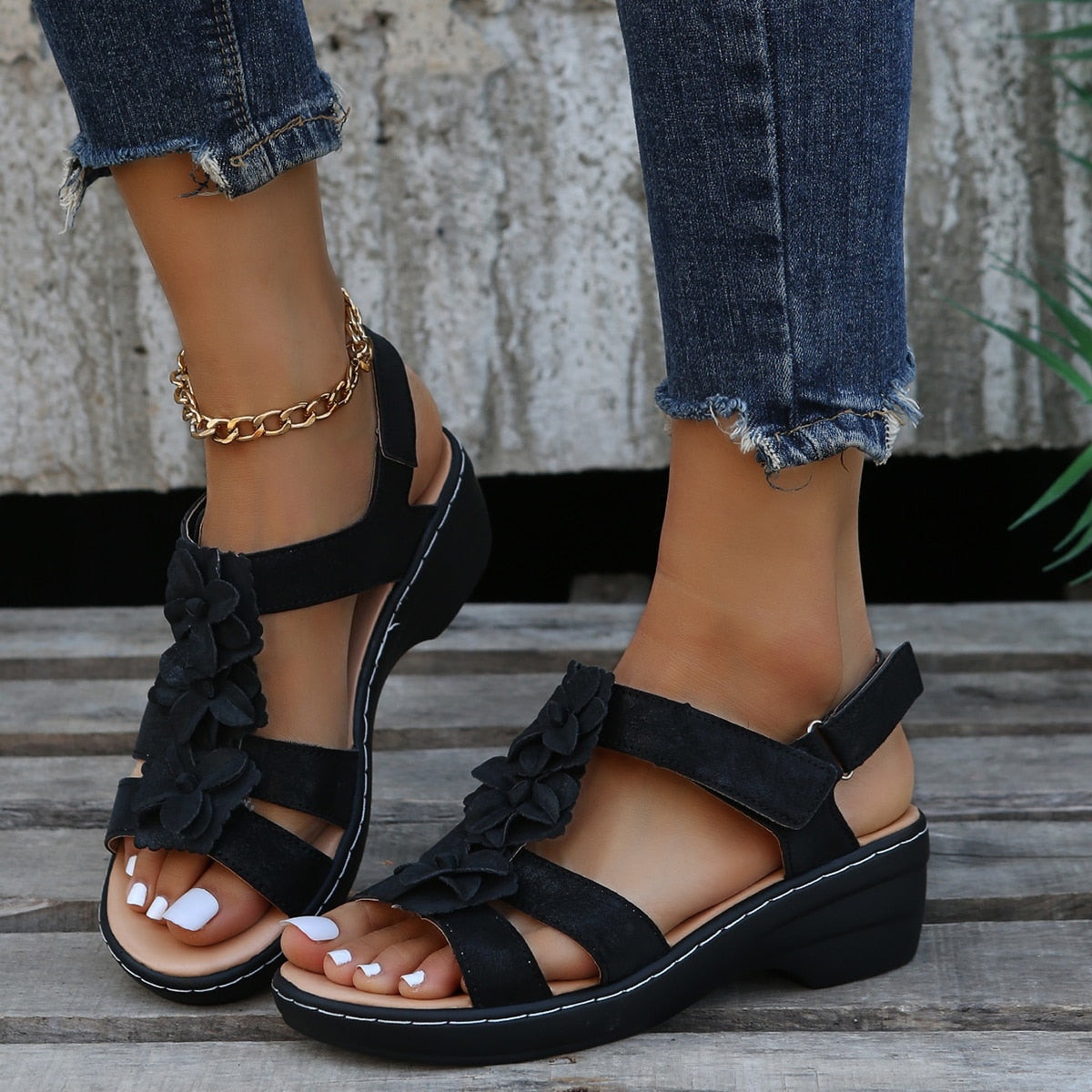 Tora | Stilfulde Sandaler til Bred Fod