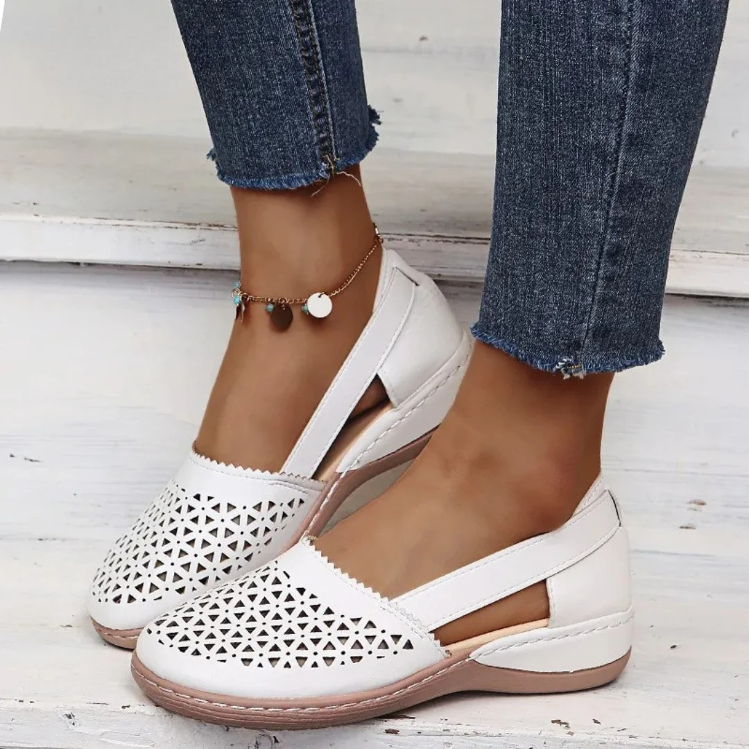 Komfortable slip-on sko med elegance