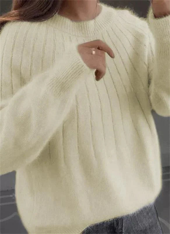 Grethe | Luksuriøs Dame Cashmere Sweater til Vinter