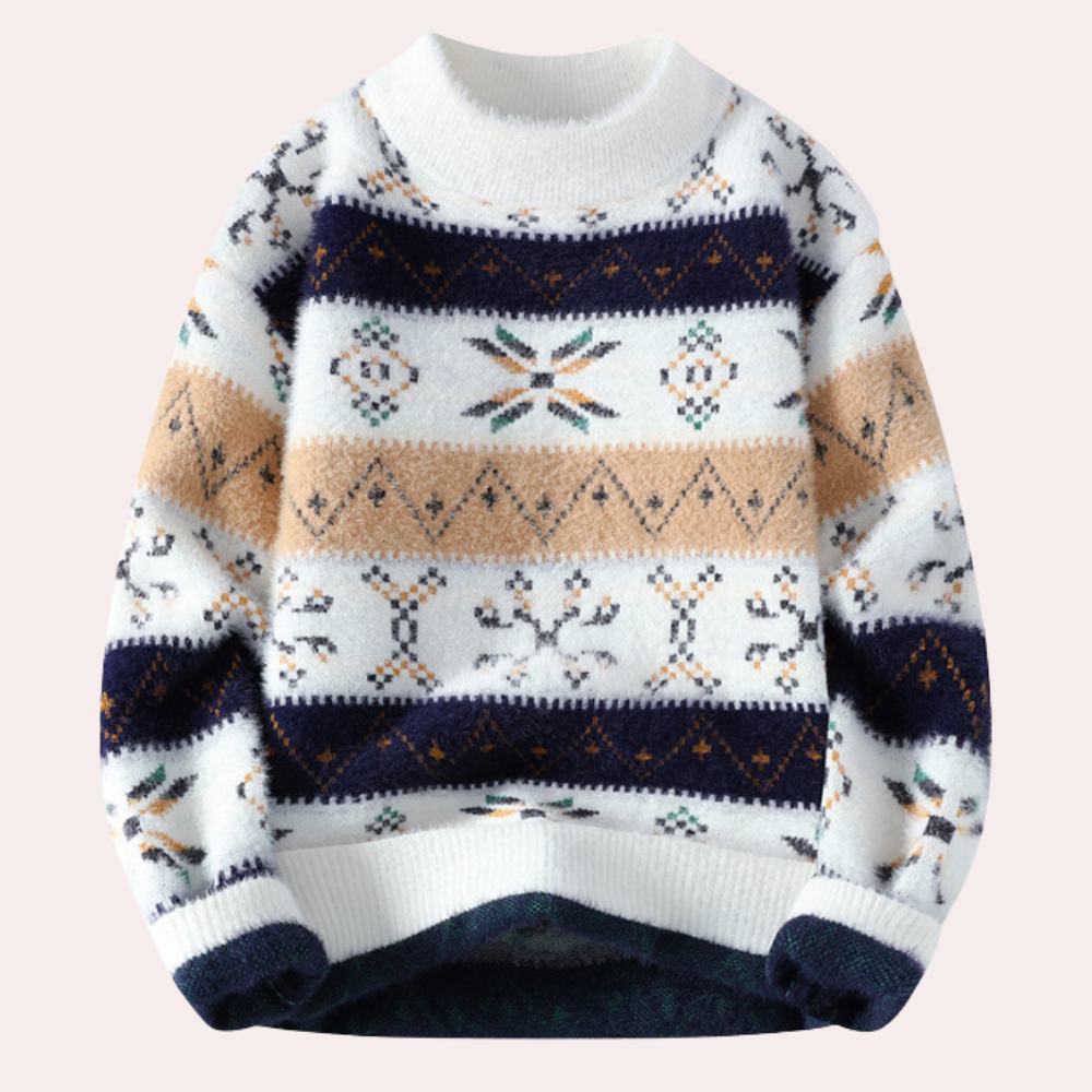 Frederik | Sweater med vintermotiv til mænd