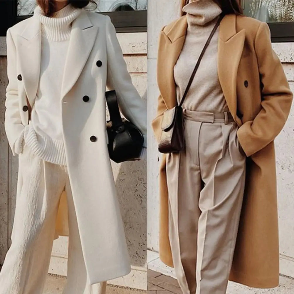 Liva | Elegant Trenchcoat med Reverskrave