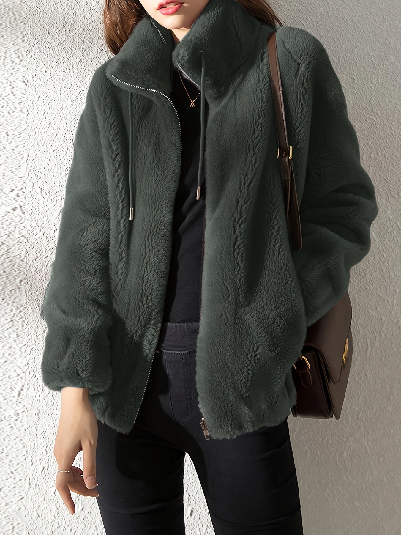 Elina - Blød Fleece Jakke