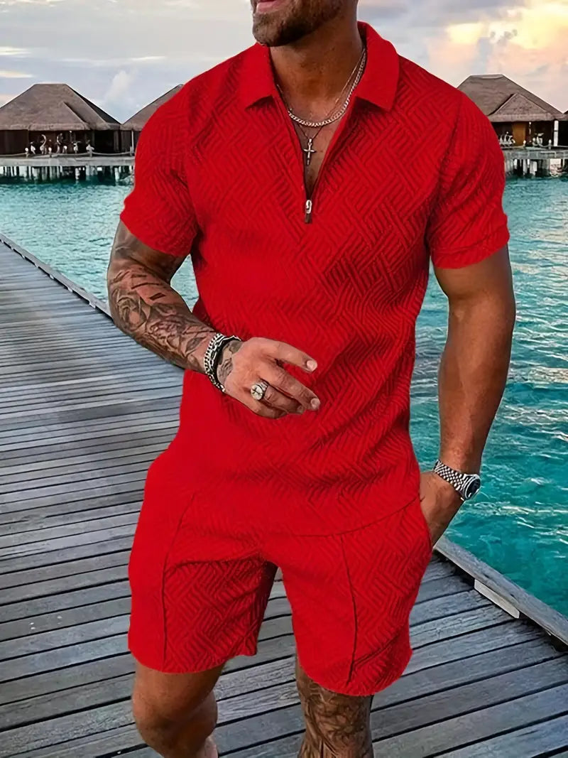 Rasmus™ | Stilfuldt polo- og Shortsæt