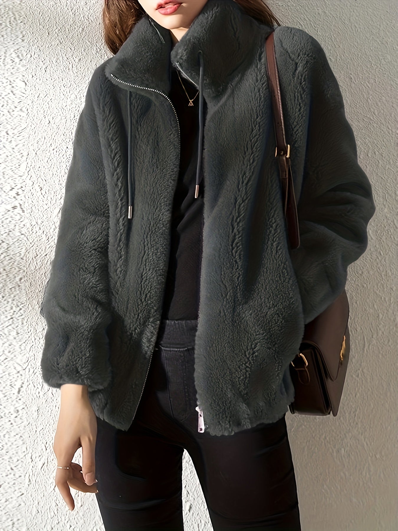 Elina - Blød Fleece Jakke