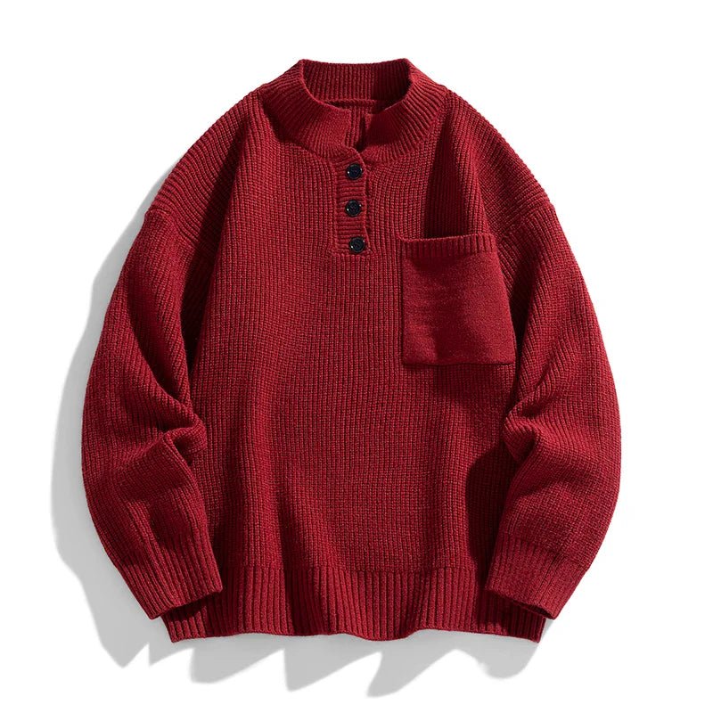 Thomas | Vinter sweater med lommer til mænd