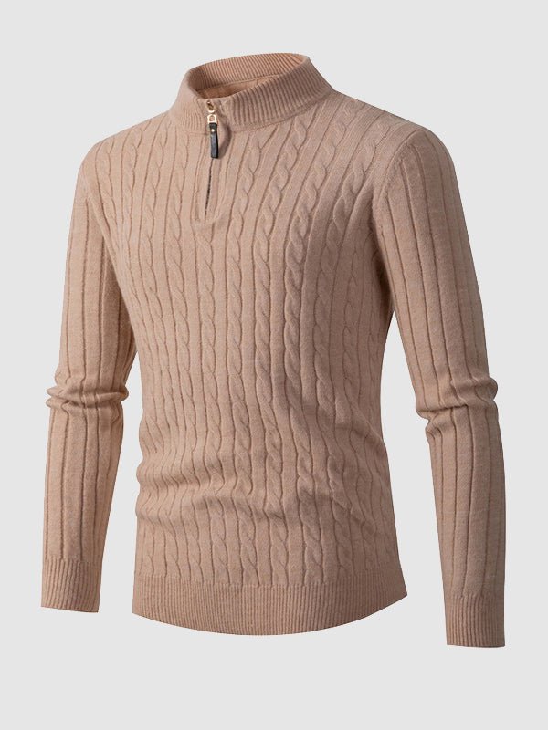 Niels | Vinter sweater med lynlås til mænd