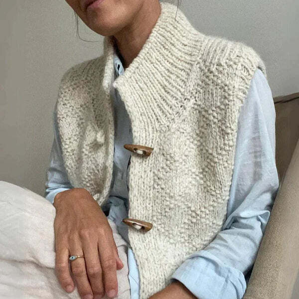 Selma | Kvinders Vintercardigan med Ståkrave