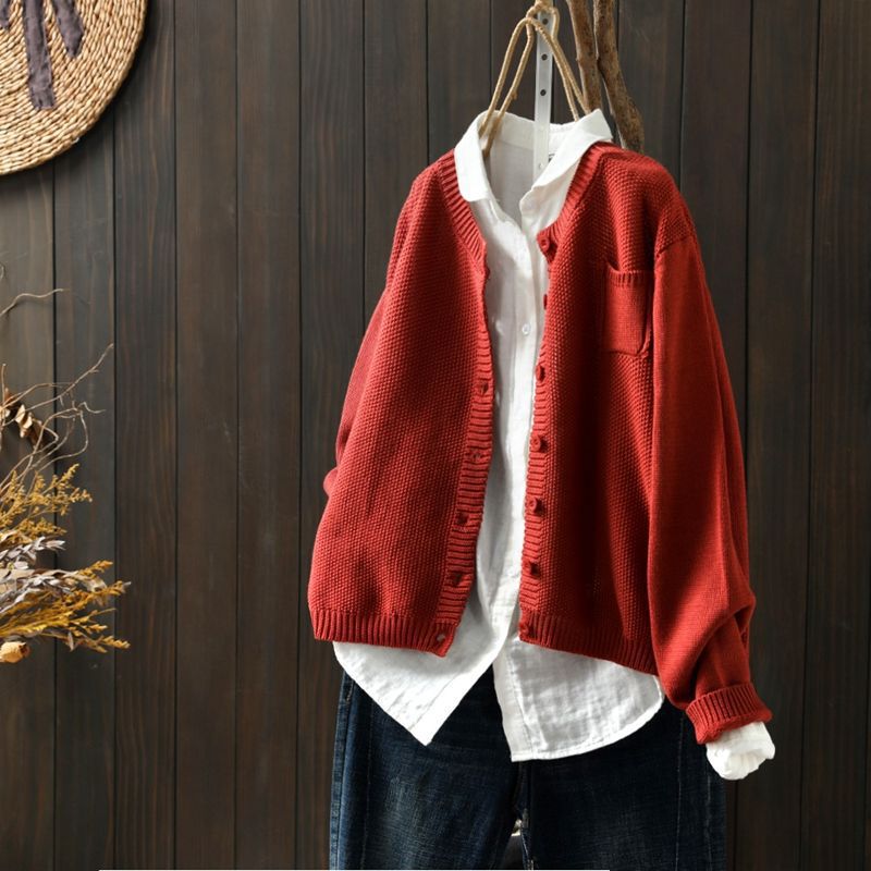 Sofia | Kvinders Plus Size Strikket Cardigan Komfort