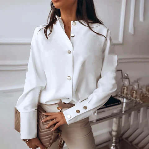 Klassisk og elegant bluse til enhver lejlighed
