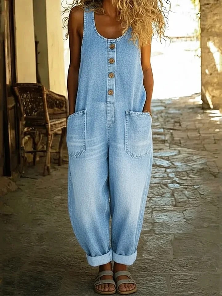 Katrine™ | Denim jumpsuit